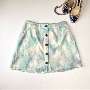NWT American Eagle Tie Dye Mini Skirt